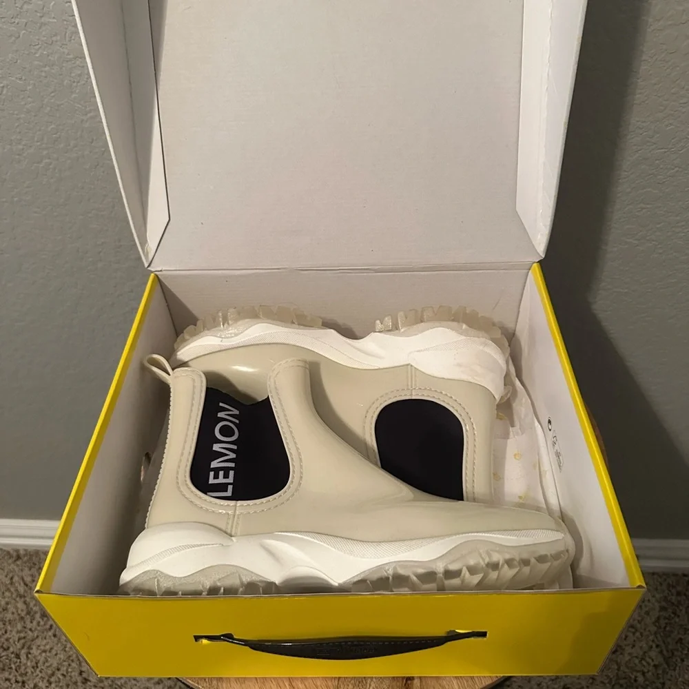 Lemon Jelly Rain Boot in Cotton - Picture 6 of 7